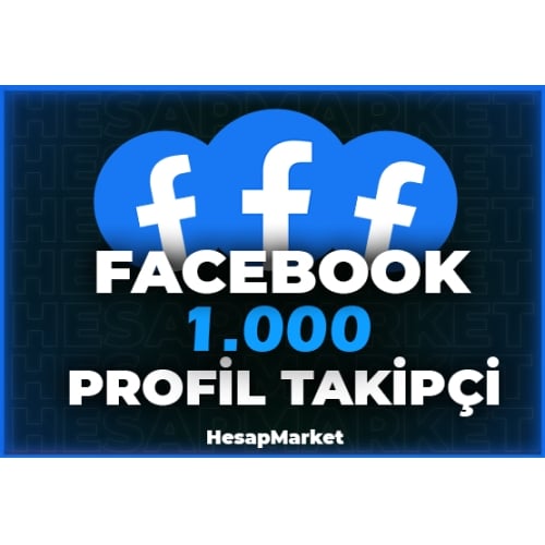  1000 ⭐ FACEBOOK ⭐ PROFİL TAKİPÇİ